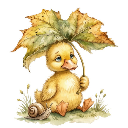 duckling quilt block