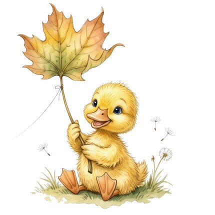 duckling fabric panel