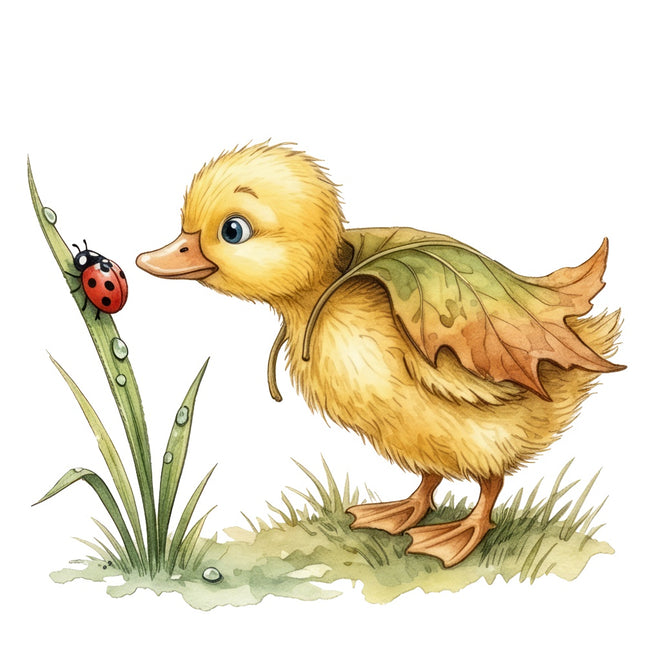 duckling fabric panel