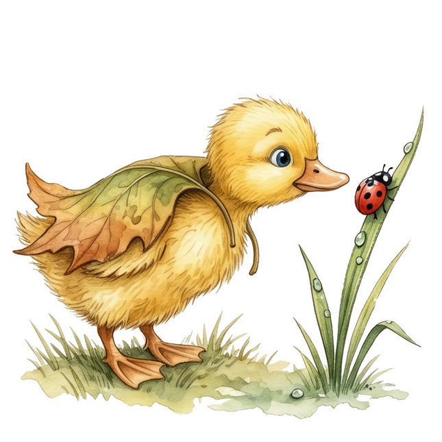 duckling fabric panel