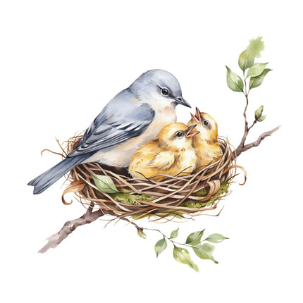 bird fabric panel