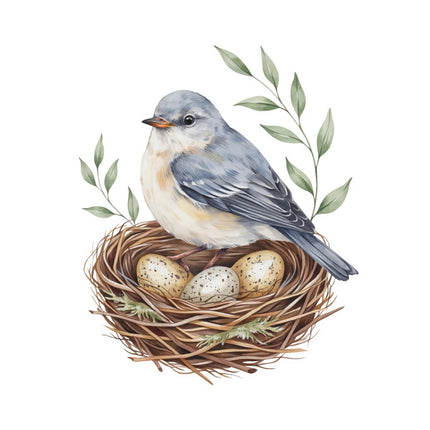 bird nest fabric panel