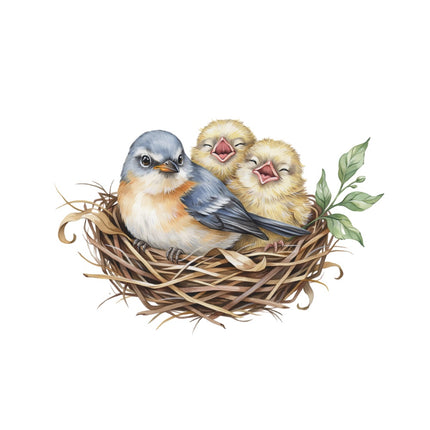 bird nest fabric panel