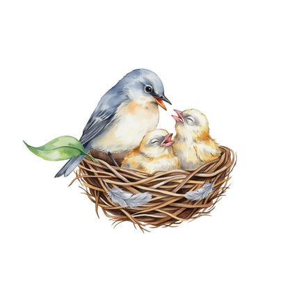 bird nest fabric panel