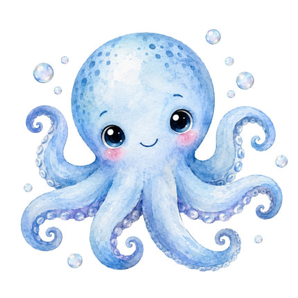 octopus fabric panel
