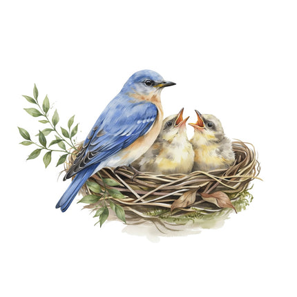 bird nest fabric panel