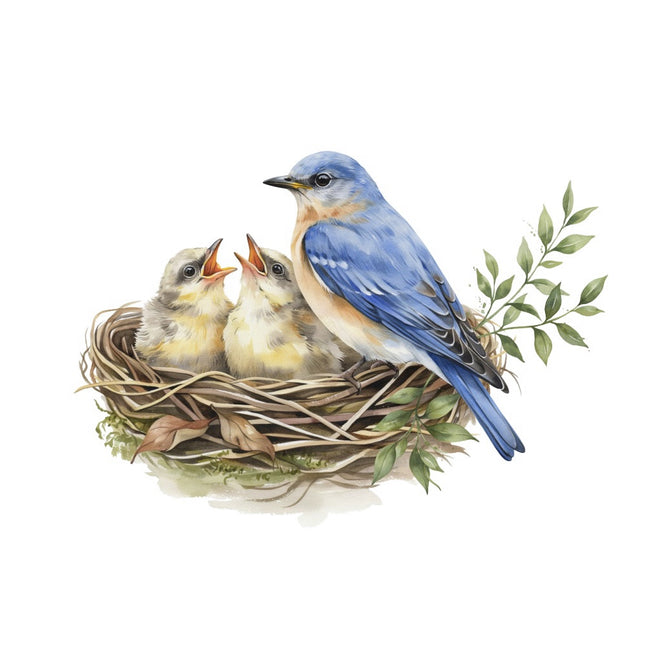bird nest fabric panel