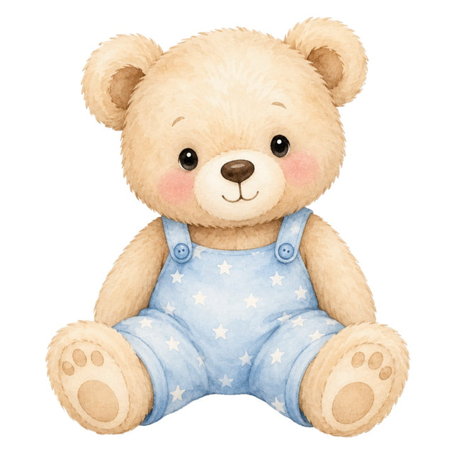 teddy bear fabric panel