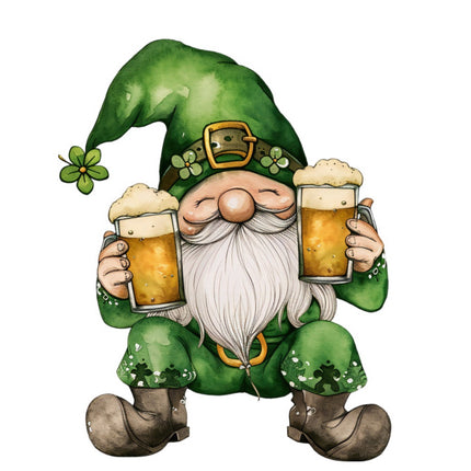 st patrick's day fabric panel