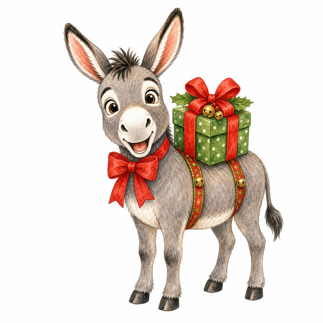 donkey quilt block