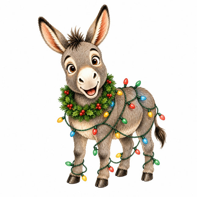 donkey quilt block