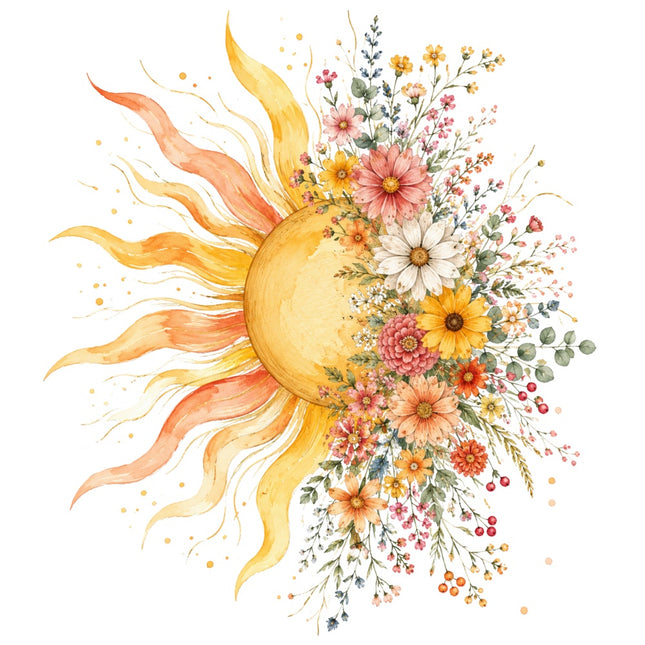 boho sunshine fabric panel