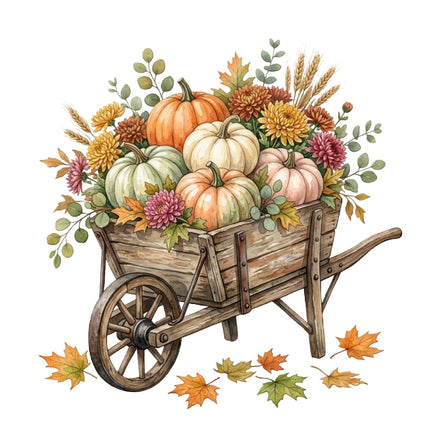 autumn fabric panel