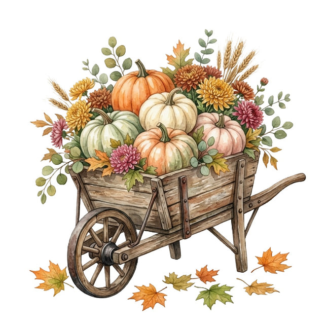 autumn fabric panel