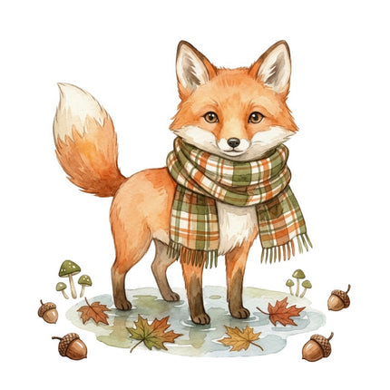 fox fabric panel