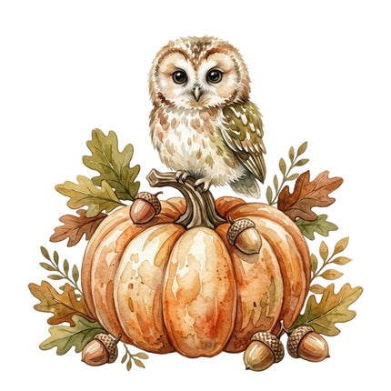 autumn fabric panel