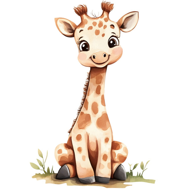 giraffe fabric panel