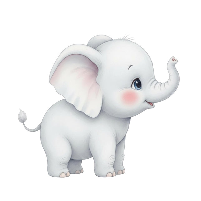 elephant fabric panel