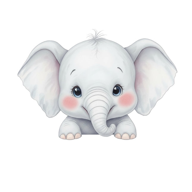 elephant fabric panel