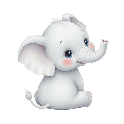 elephant fabric panel