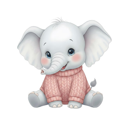 elephant quilt square