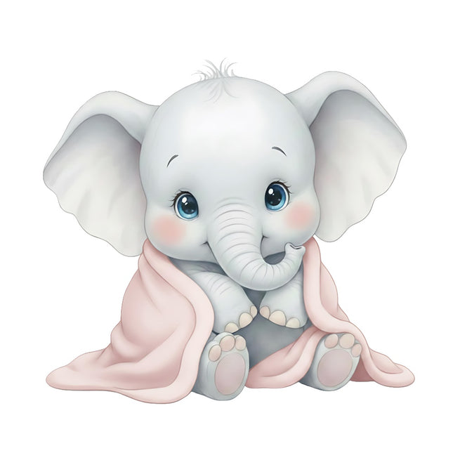 elephant fabric panel