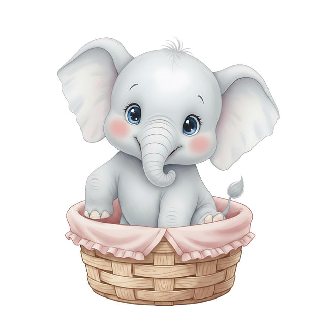 elephant fabric panel