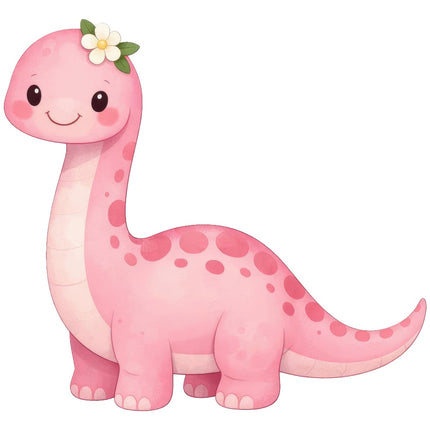 kawaii dinosaur fabric panel