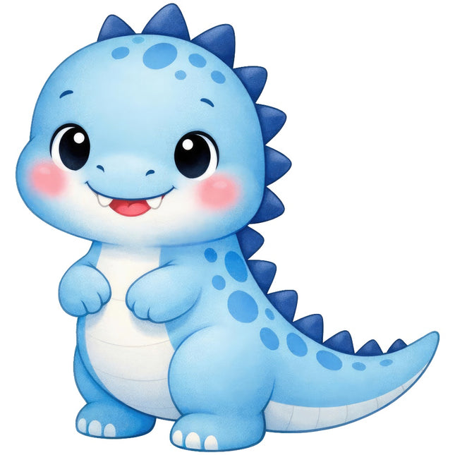 kawaii dinosaur quilt block