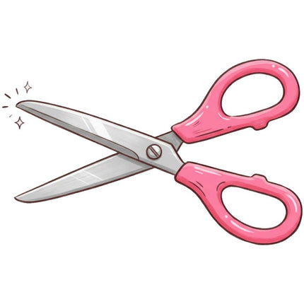 scissors fabric panel