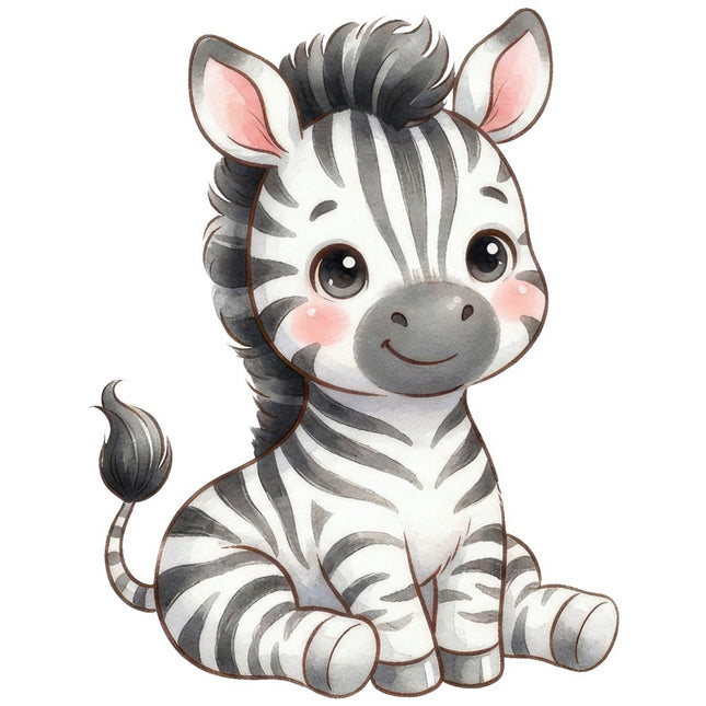 zebra fabric panel