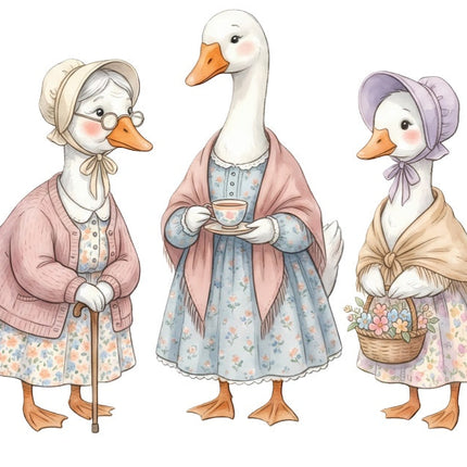 goose fabric panel