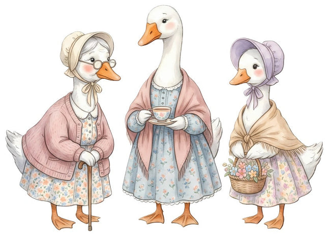 goose fabric panel