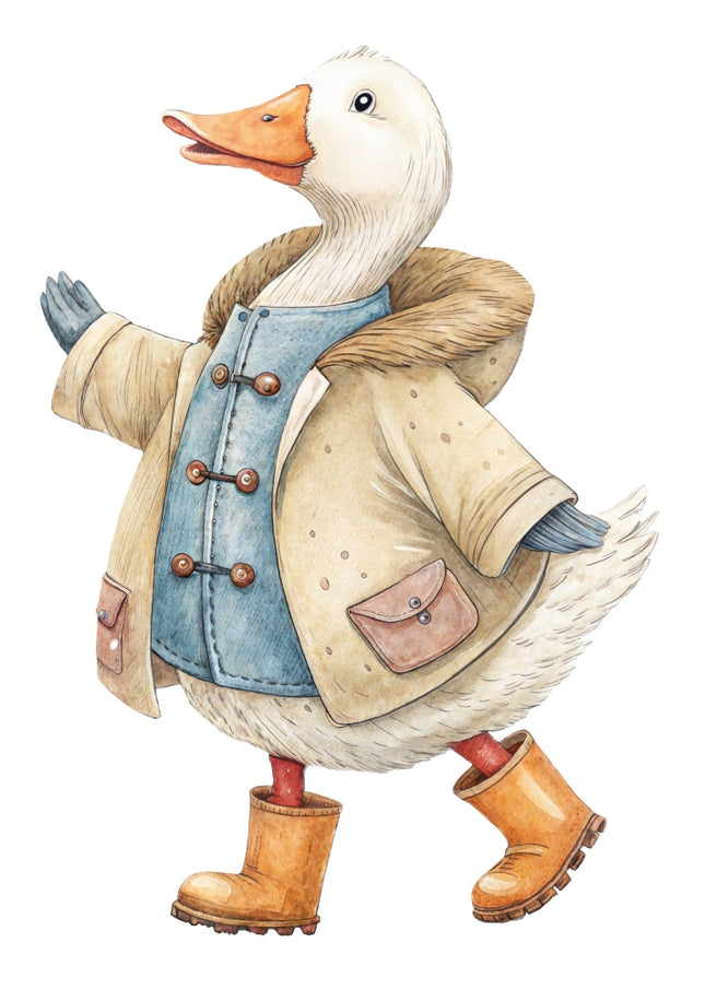 goose fabric panel