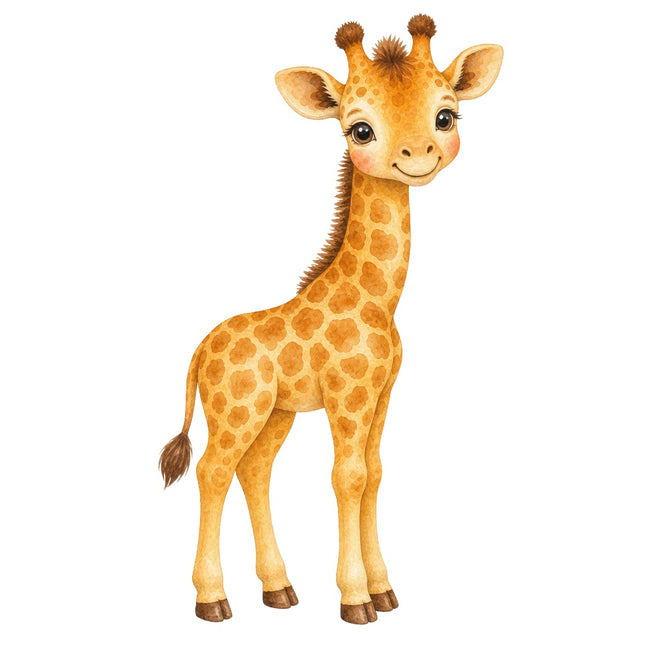giraffe fabric square