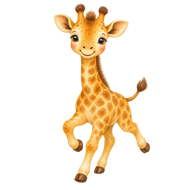 giraffe fabric panel