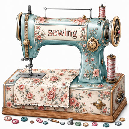 sewing machine fabric panel