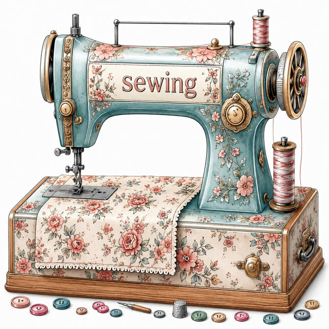 sewing machine fabric panel