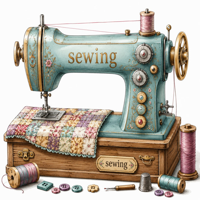 sewing machine fabric panel