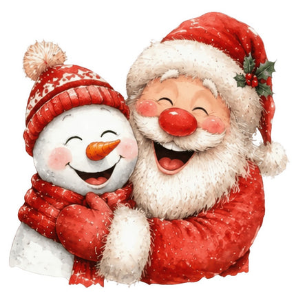 santa fabric panel