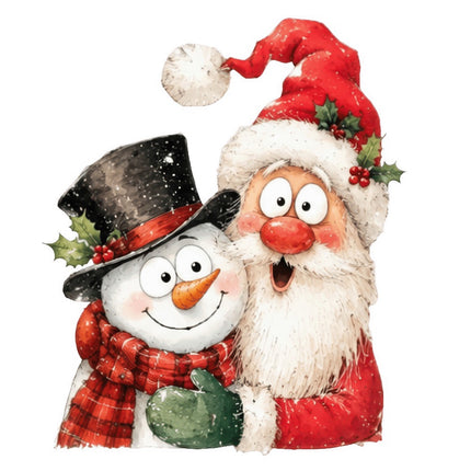 santa fabric panel