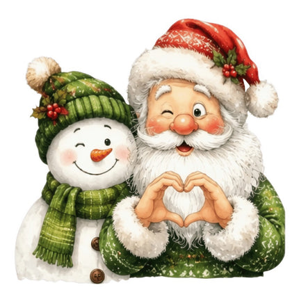 santa fabric panel