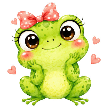 frog fabric panel