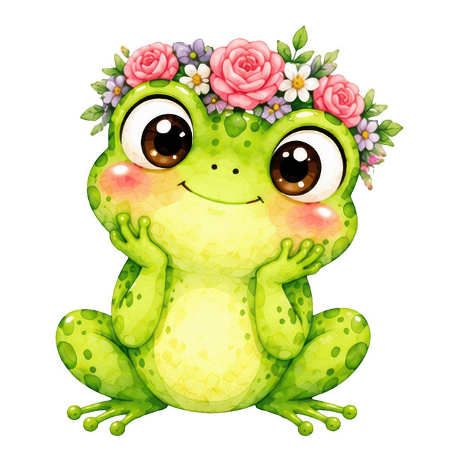frog fabric panel