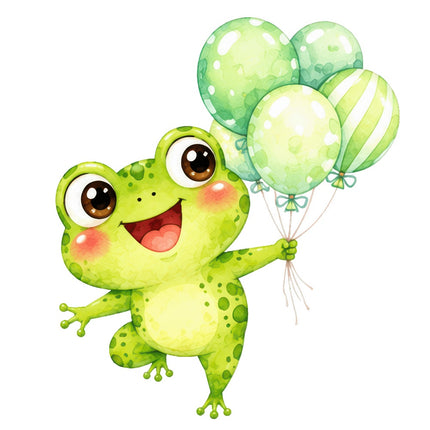 frog fabric panel