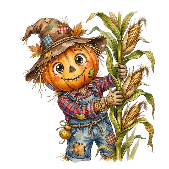 scarecrow fabric panel