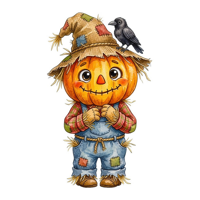 scarecrow fabric panel square