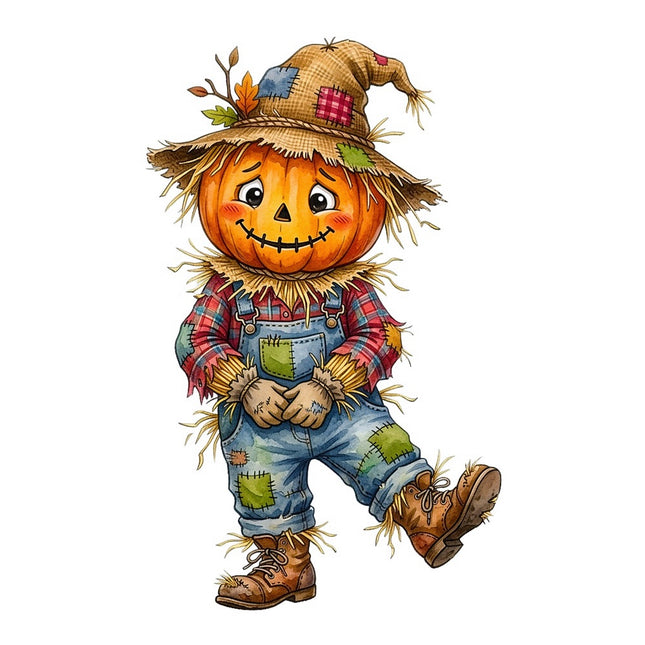 scarecrow fabric panel square
