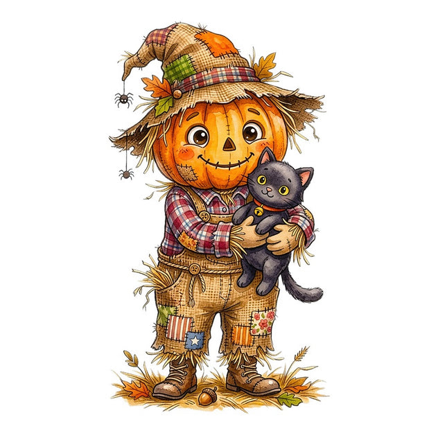 scarecrow fabric panel square