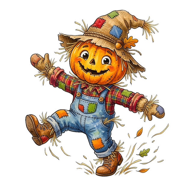 scarecrow fabric panel square